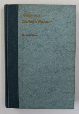 HARBRACE COLLEGE READER by MARK SCHORER ..EVERETT L. JONES , 1964 foto