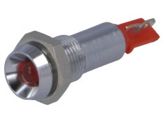 Lampa LED Ro?ie 24-28VDC IP67 ?6,2mm Metal foto