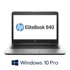 Laptopuri HP EliteBook 840 G3, i5-6300U, 256GB SSD, Full HD, Webcam, Win 10 Pro