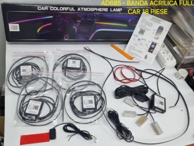 Kit lumini ambientale auto foto