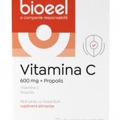 Vitamina C cu propolis 600mg, 30 comprimate, Bioeel