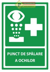 Indicator pentru spalare a ochilor foto