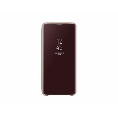 Husa de protectie Samsung Galaxy S9Plus Clear View Cover Gold foto