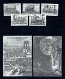 Sao Tome 1992 - Locomotive, cai ferate, trenuri, serie si colite neuzate