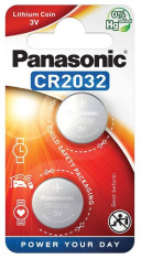 Baterie litiu Panasonic CR2032 2 Baterii /Set foto