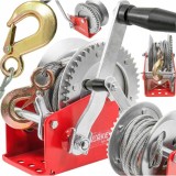 Troliu Manual 816kg Verke, Vinci cu Cablu 10m x 4.8mm, Mecanism Clichet, Tragere/Coborare Barca, Atv, Remorca
