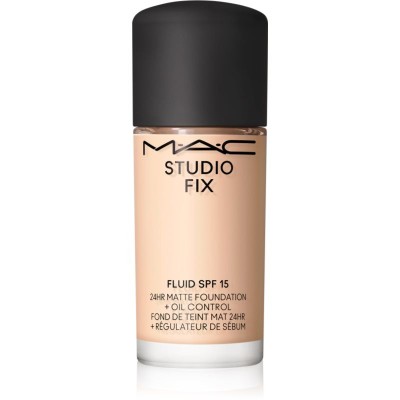 MAC Cosmetics Mini Studio Fix Fluid SPF 15 24HR Matte Foundation + Oil Control machiaj cu efect matifiant SPF 15 culoare NC10 15 ml foto