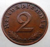2.613 GERMANIA 2 REICHSPFENNIG 1937 A, Europa, Bronz