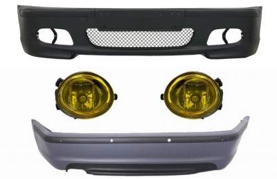 Body Kit cu PDC BMW Seria 3 E46 4D (1998-2004) Proiectoare Bec Halogen 9005 M-technik Design Performance AutoTuning foto