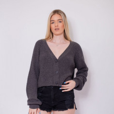 Cardigan cu nasturi model scurt Pull&Bear