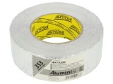 Bandă reparatoare argintie 45mm x 50m -35&divide;120&deg;C 0,08mm