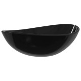 Cumpara ieftin Chiuveta din sticla securizata, negru, 54,5x35x15,5 cm
