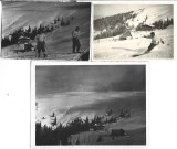 A4574N La schi pe Muntele Mic, anii 1930, lot de 26 fotografii