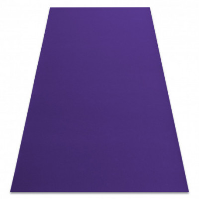 Covor anti-alunecare RUMBA 1385 o singură culoare violet, 120x200 cm foto