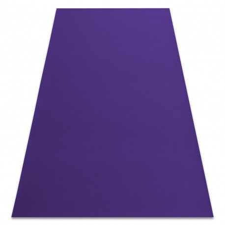Covor anti-alunecare RUMBA 1385 o singură culoare violet, 60x200 cm