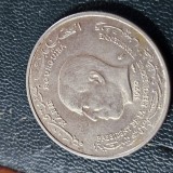 Tunisia , 1 Dinar 1970 argint 18 grame