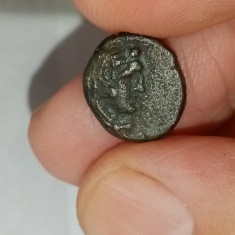 Moneda autentică Grecia, Alexandru Macedonia, 330 IEN, bronz 13mm