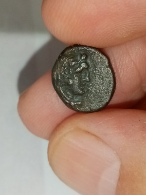 Moneda autentică Grecia, Alexandru Macedonia, 330 IEN, bronz 13mm foto