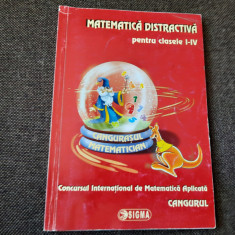 MATEMATICA DISTRACTIVA CANGURUL CLASELE V-VIII-RF22/4