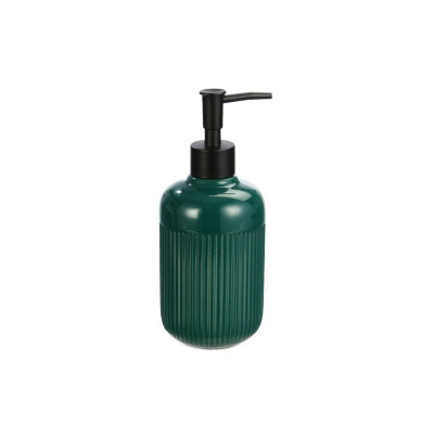 Dozator manual de sapun lichid, 250ml, ceramica, verde, Sepio foto
