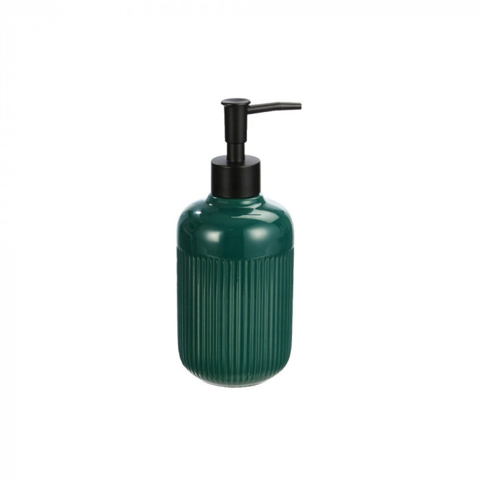 Dozator manual de sapun lichid, 250ml, ceramica, verde, Sepio