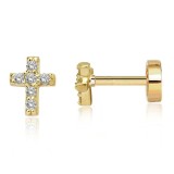 Cumpara ieftin Cercei argint 925 placat cu aur