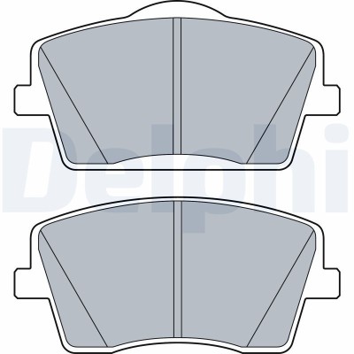 DELPHI LP3515 set placute frana,frana disc foto