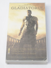 Caseta video VHS originala film tradus Ro - Gladiatorul foto