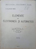Elemente de Electronica si Automatica, Colosi Tiberiu, 1972, Institutul Politehnic Cluj-Napoca, Electrotehnica