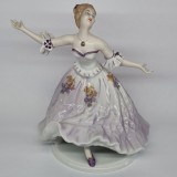 Balerina portelan romanesc, veche, vintage - Varianta mare