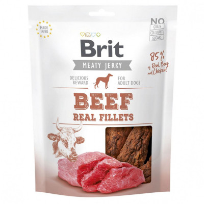 Brit Jerky Beef Fillets 80 g foto
