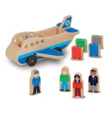 Set de joaca Avion cu pasageri Melissa and Doug, Melissa &amp; Doug