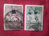 2 Timbre URSS 1938 SPORT , stampilate