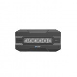 Stroboscop Auto FIN6 Magnet, Acumulator, Lanterna, Bluetooth, USB-C, Avertizare, Proiector, Power Bank, Chihlimbar/Rosu/Albastru/Alb