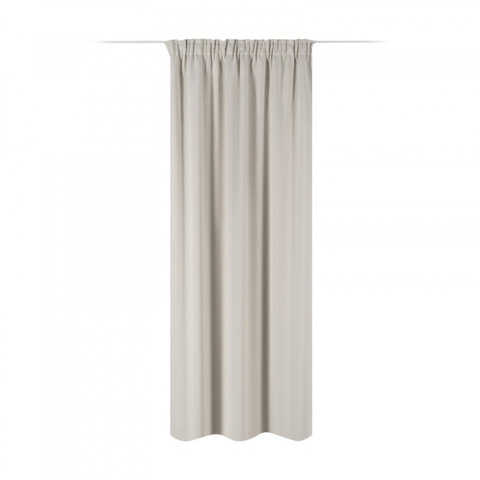 Draperie cu rejansa Jemidi, 140 x 245 cm, Crem, Poliester, 55276.16.01