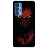 Husa compatibila cu Motorola Edge 20 Lite model Dark Spiderman, Silicon, TPU, Viceversa, Transparent, Carcasa