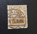 Germania Imperiul German 1902 Germania 3 Pfennig Maro Deschis Ștampilat Obliterație Mainz 1910 - A0029
