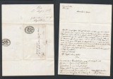 Italy 1864 Postal History Rare Stampless Cover + Content Vico DB.422
