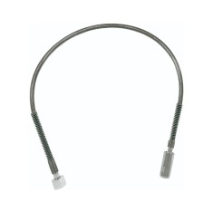 Hochdruckschlauch - CO2 f&uuml;r Wandarmatur - 1m - Sechskant und Handanzugsr&auml;ndelmutter