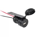 Mufa Auto USB 1A, 12/24V, Incarcare Rapida Telefon, Tableta - Montaj Simplu
