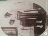 Fotografie gen carte postala , port popular , deosebita , interesanta ,cu scriere pe verso