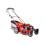 Masina de tuns iarba cu motor pe benzina, autopropulsata, HECHT 551 XR, 3.5 kW, 196 CC, latime de lucru 51 cm, cos colector 75 l