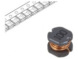 Inductor SMD 10uH 100m&Omega;