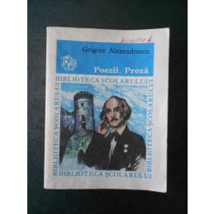 GRIGORE ALEXANDRESCU - POEZII. PROZA
