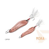 Lingura Oscilanta Delphin Mora, Culoare Copper 30g / ancora nr.4