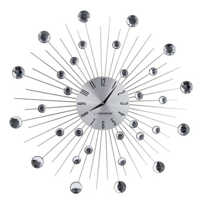 Ceas de perete decorativ, efect 3D, cifre arabe, quartz, 50cm, RESIGILAT foto