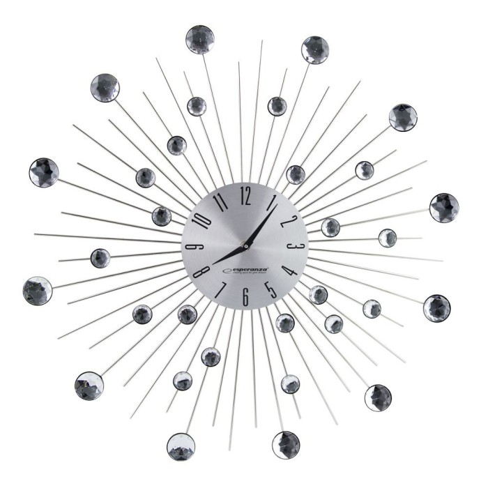 Ceas de perete decorativ, efect 3D, cifre arabe, quartz, 50cm, RESIGILAT