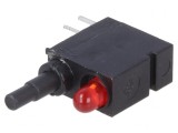 Comutator SPDT 0,5A 60VAC Roșu
