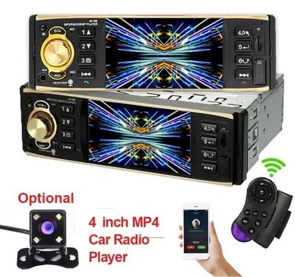 Mp5 player de masina cu LCD, Bluetooth, controller, player video, 4x45W,  1DIN | Okazii.ro