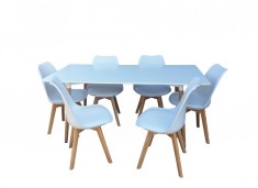 Set Masa Cu 6 Scaune HB01 Mare 160 cm